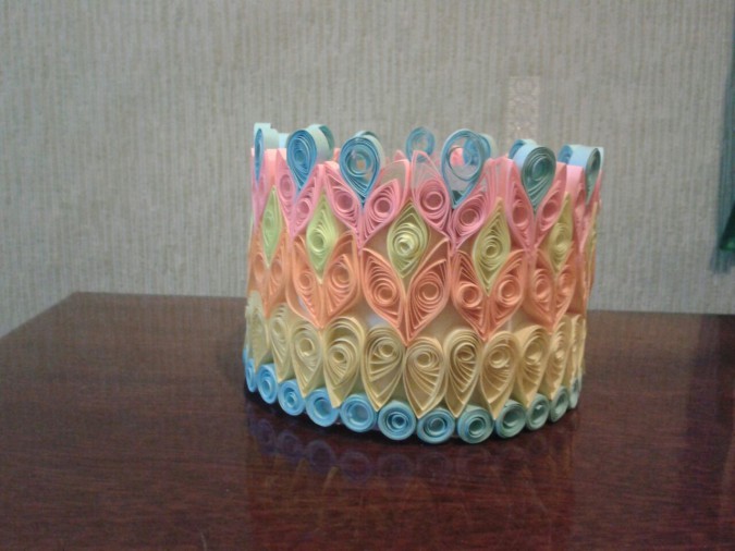 Квиллинг для начинающих, корзинка, мастер - класс с пошаговыми фото