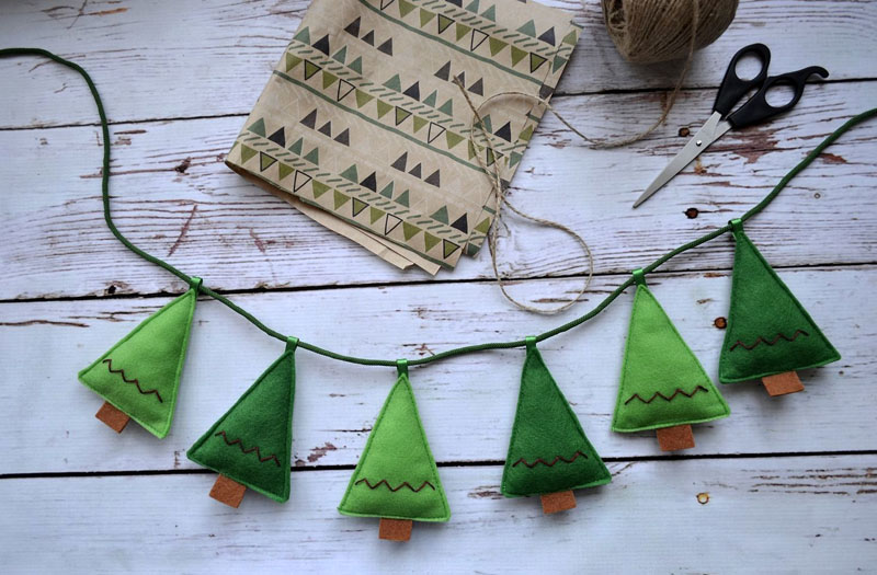 Ёлка из грецких орехов своими рками, фото - мастер - класс